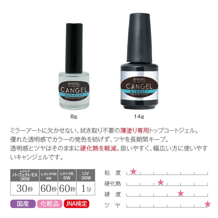 プリジェル ノンワイプクリア キャンジェル ノンヒート／１４ｇ