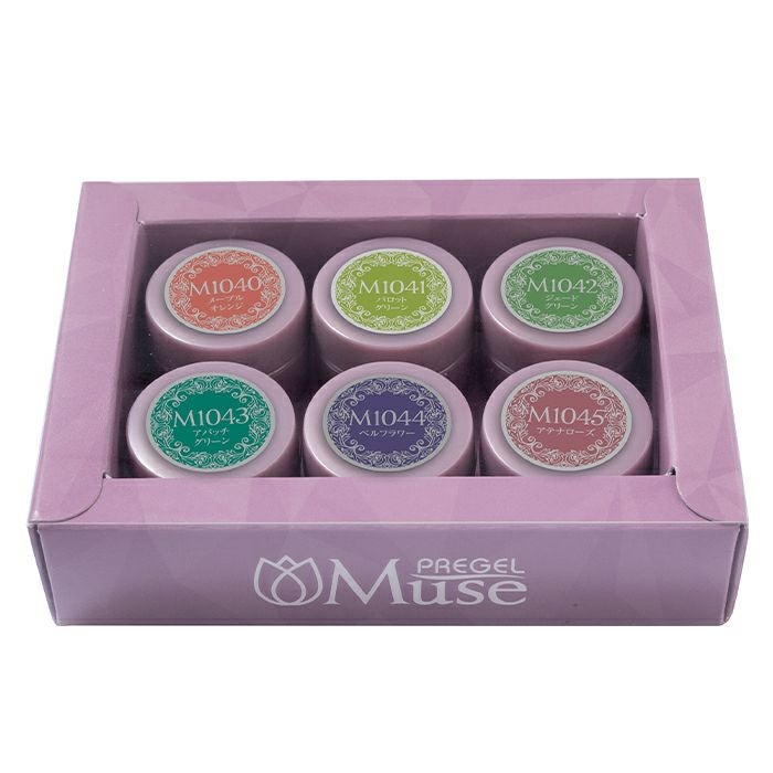 プリジェル ミューズ 6色セット／ダスティクレールシリーズ | ジェル