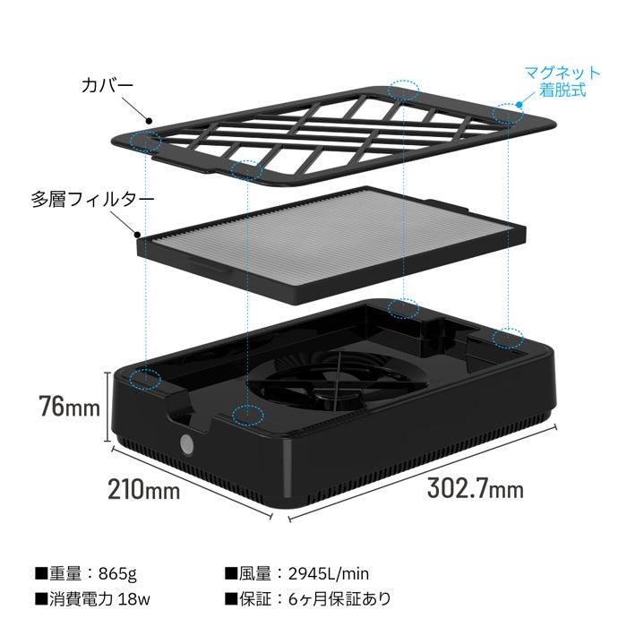 レクシアサイクロン １８Ｗ－Ｒブラック