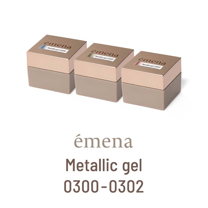 エメナ メタリックジェル３色セット