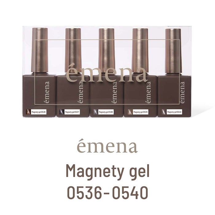 エメナ　マグネティジェル５色セット０５３６～０５４０