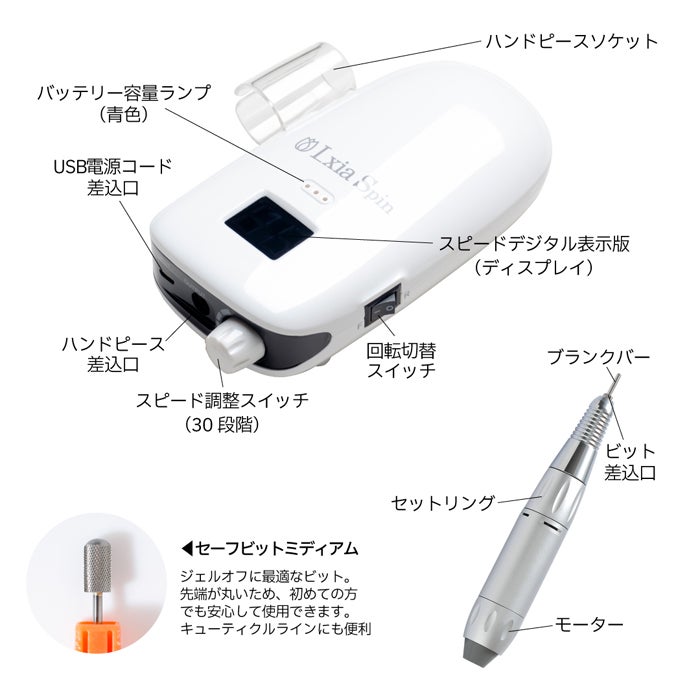 レクシアスピンN ネイルマシーン