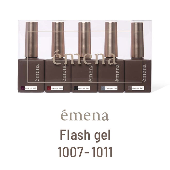 エメナ　フラッシュジェル5色セット１００７～１０１１