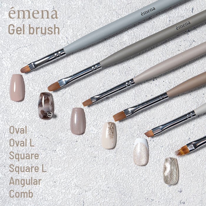 エメナ ジェルブラシ　Oval L