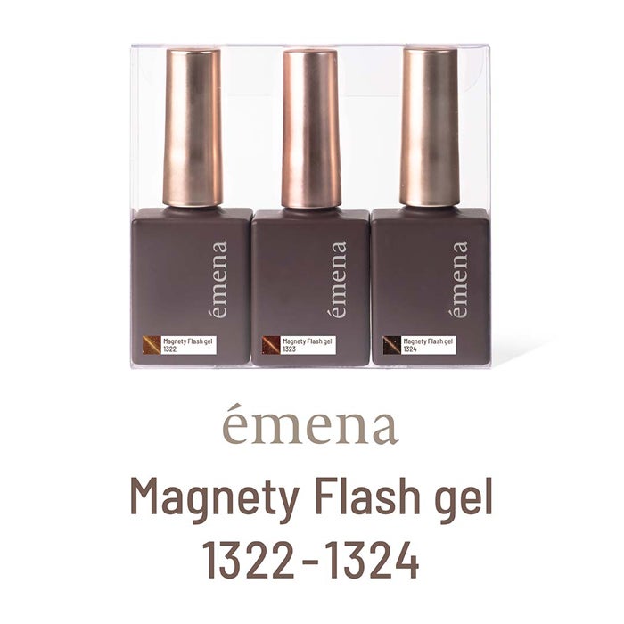 エメナ　マグネティフラッシュジェル３色セット１３２２～１３２４